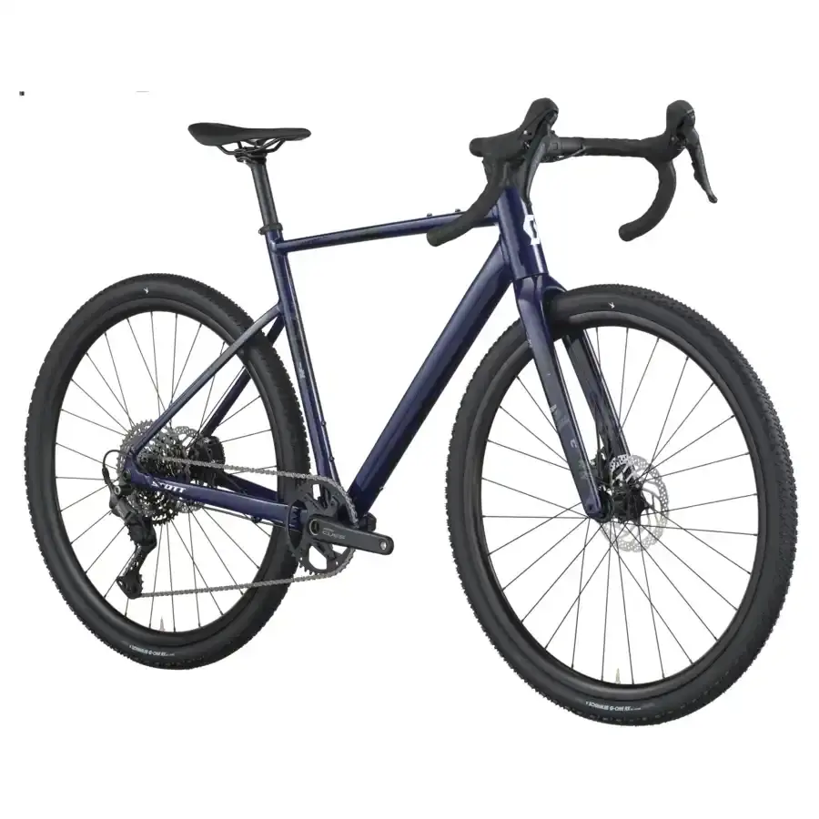 A Bicicleta SCOTT Speedster Gravel 30 tem Forqueta Speedster Gravel Carbono e Shimano CUES 6000 Disc 10 VL.