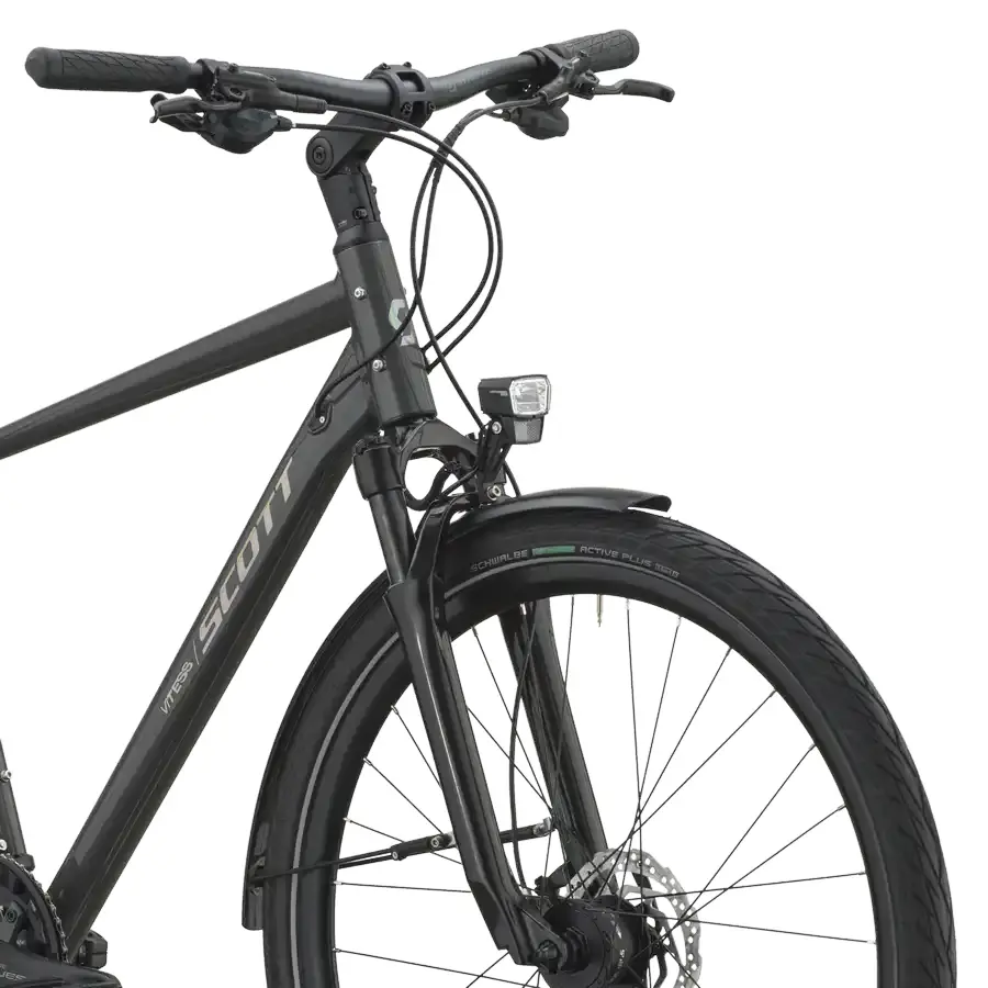BICICLETA SCOTT VITESS 10 SCOTT VITESS 10: urbana elétrica para circular pela cidade com assistência, conforto e ritmo, com rapidez e mobilidade. Sensação fluida, simples e envolvente.