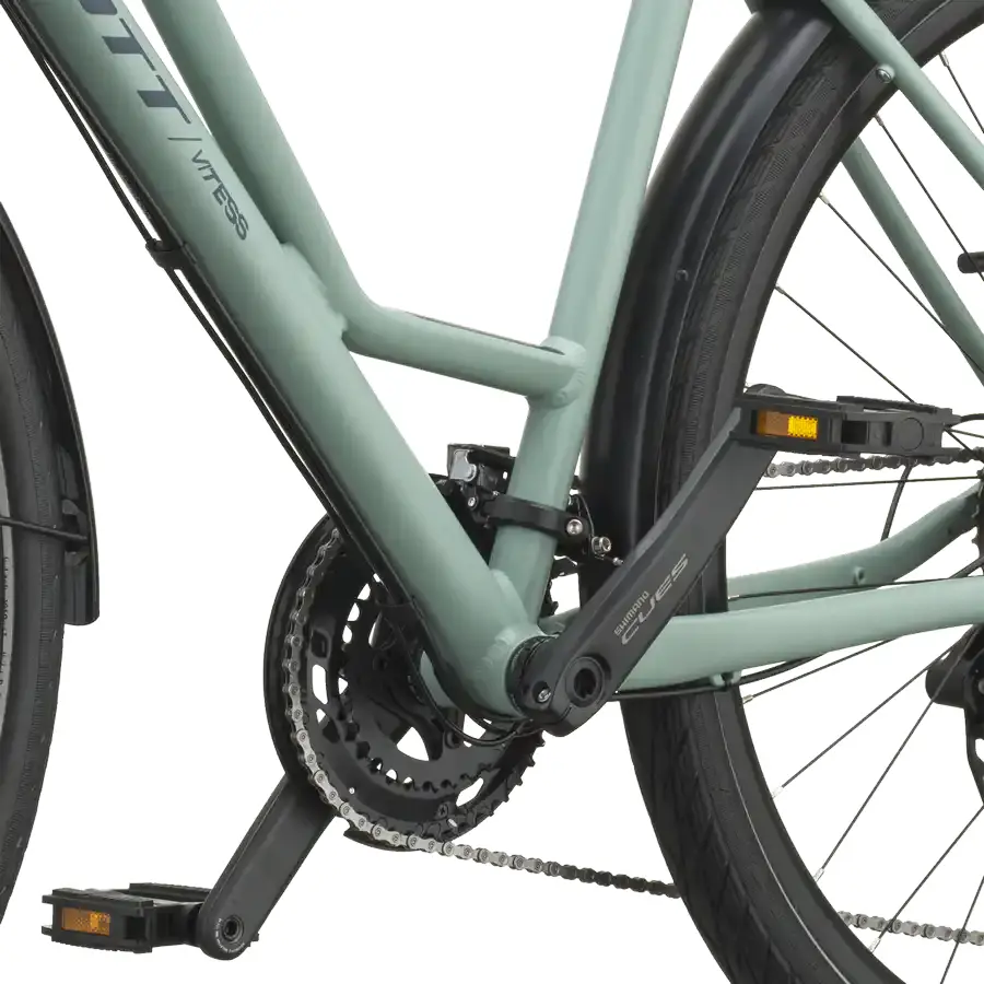 BICICLETA SCOTT VITESS 10 WAVE SCOTT VITESS 10 WAVE: urbana elétrica com foco em rapidez e mobilidade, para circular pela cidade com assistência, conforto e ritmo. Boa para pedalar mais.
