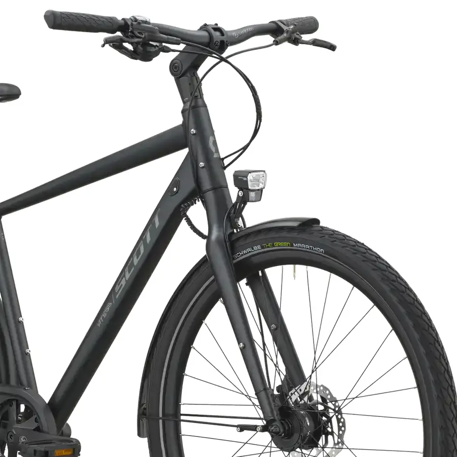 BICICLETA SCOTT VITESS 15 SCOTT VITESS 15: urbana para circular pela cidade com assistência, conforto e ritmo, com rapidez e mobilidade. Sensação fluida, simples e envolvente.