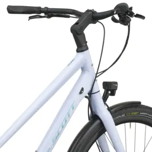 BICICLETA SCOTT VITESS 15 SLOPE SCOTT VITESS 15 SLOPE: urbana elétrica com foco em rapidez e mobilidade, para circular pela cidade com assistência, conforto e ritmo. Com prazer em cada saída.