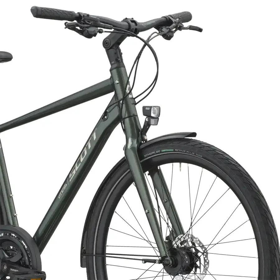 SCOTT VITESS 25: urbana elétrica para circular pela cidade com assistência, conforto e ritmo, com rapidez e mobilidade. Sensação fluida, simples e envolvente.