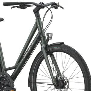 SCOTT VITESS 25 WAVE: urbana elétrica com foco em rapidez e mobilidade, para circular pela cidade com assistência, conforto e ritmo. Boa para pedalar mais.
