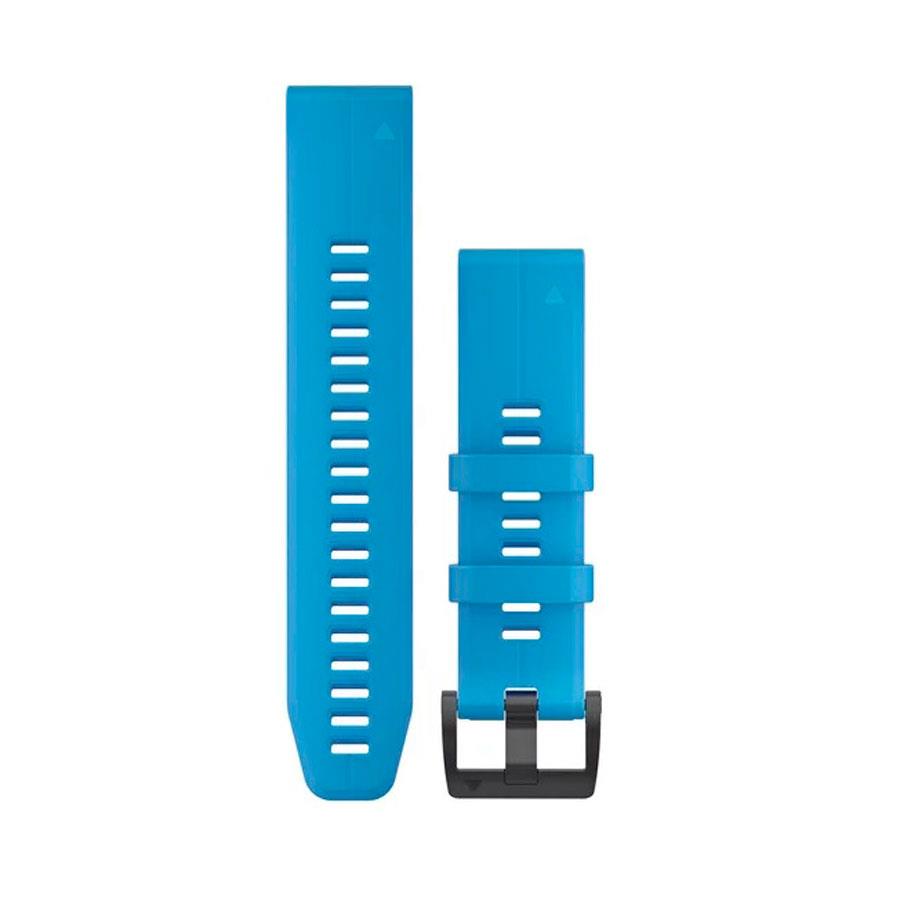 BRACELETE GARMIN QUICKFIT 22MM SILICONE, AZUL CIANO