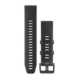 BRACELETE GARMIN QUICKFIT 22MM SILICONE, PRETO/PRETO