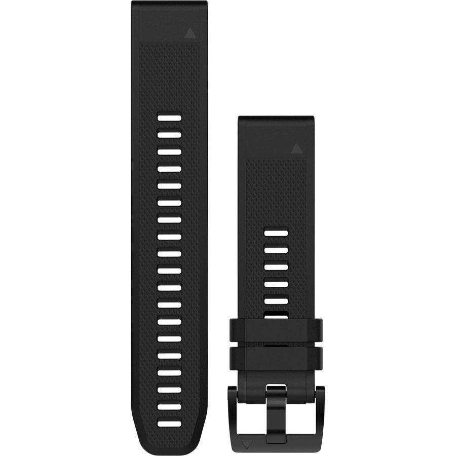 BRACELETE GARMIN QUICKFIT FÉNIX 5X PLUS 26MM SILICONE PRETO