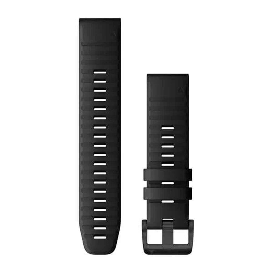 BRACELETE GARMIN QUICKFIT FÉNIX 6 22MM SILICONE PRETO