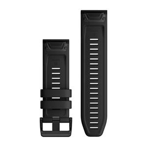 BRACELETE GARMIN QUICKFIT FÉNIX 6X PLUS 26MM SILICONE PRETO