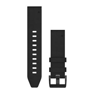 BRACELETES GARMIN QUICKFIT™ 22 SILICONE, PELE PRETO