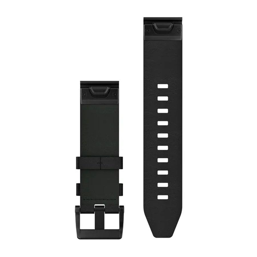 BRACELETES GARMIN QUICKFIT™ 22 SILICONE, PELE PRETO