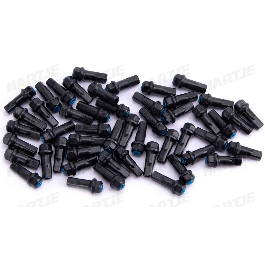 CABEÇAS DE RAIO FULCRUM 3.9MM COM COLA DE ROSCA PRETO -50 PC