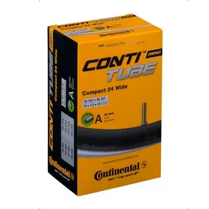 Conheça a CÂMARA DE AR CONTINANTAL COMPACT WIDE 24X2.0 2.40 SCHRAEDER 40MM