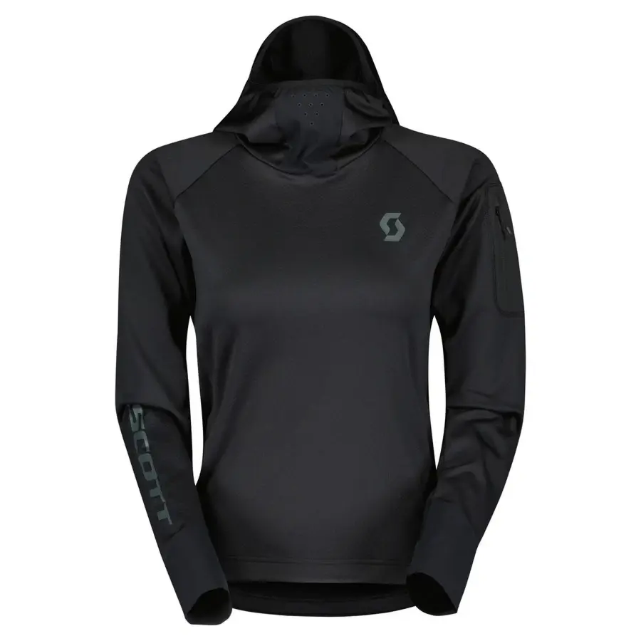 CAMISOLA COM CAPUZ SCOTT SENHORA TRAIL STORM MG/CMP