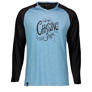 CAMISOLA SCOTT HOMEM TRAIL FLOW RAGLAN MANGA COMPRIDA