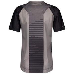CAMISOLA SCOTT HOMEM TRAIL VERTIC ZIP MANGA CURTA