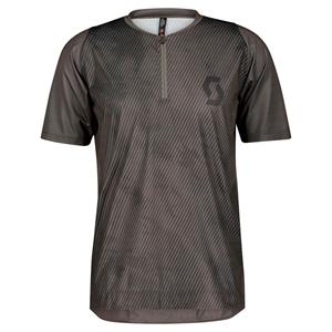 CAMISOLA SCOTT HOMEM TRAIL VERTIC ZIP MANGA CURTA