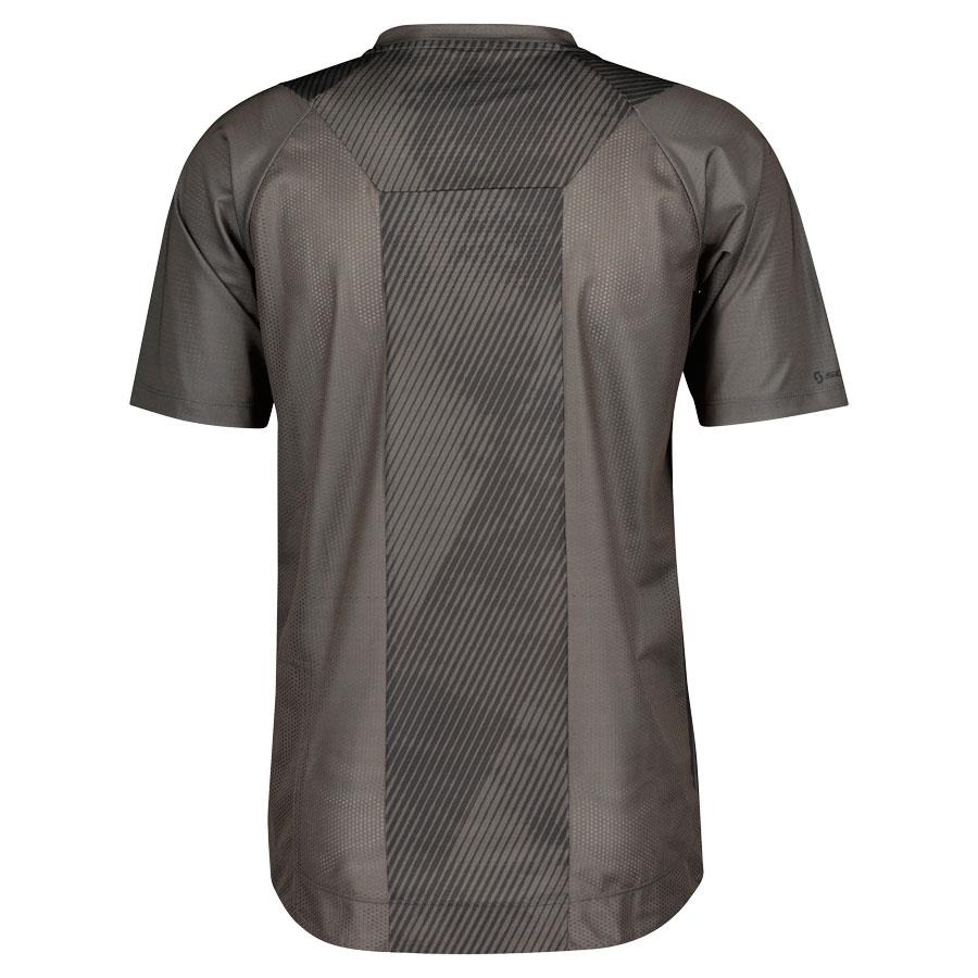 CAMISOLA SCOTT HOMEM TRAIL VERTIC ZIP MANGA CURTA