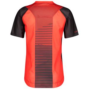 CAMISOLA SCOTT HOMEM TRAIL VERTIC ZIP MANGA CURTA