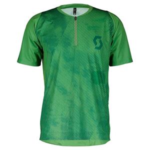 CAMISOLA SCOTT HOMEM TRAIL VERTIC ZIP MANGA CURTA