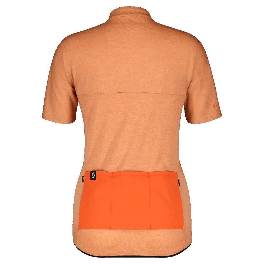 CAMISOLA SCOTT SENHORA GRAVEL MERINO MANGA CURTA