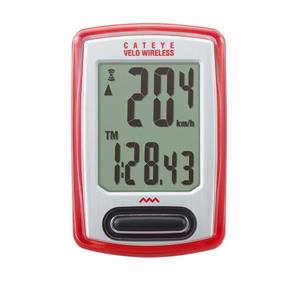 CICLOCOMPUTADOR CATEYE VELO WIRELESS VERMELHO