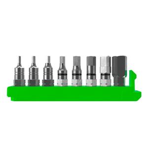 KIT DE BITS PARA FERRAMENTA SYNCROS GREENSLIDE SPARE BIT 8PEÇAS SET HEX