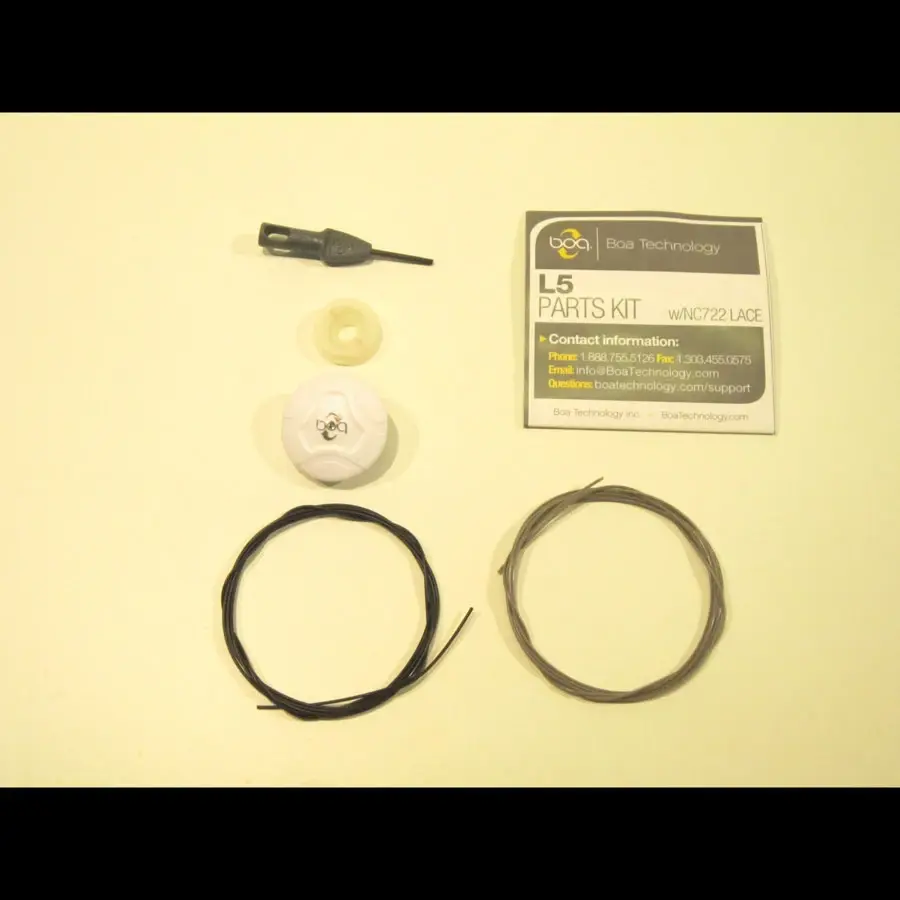 BOA REEL & LACE REPL. KIT BOA (WHITE) L5 B1360-4
