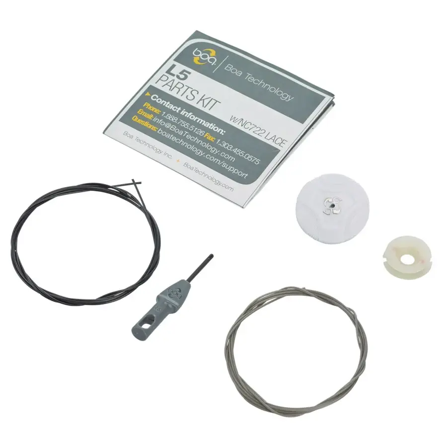BOA REEL & LACE REPL. KIT BOA (WHITE) L5 B1360-4