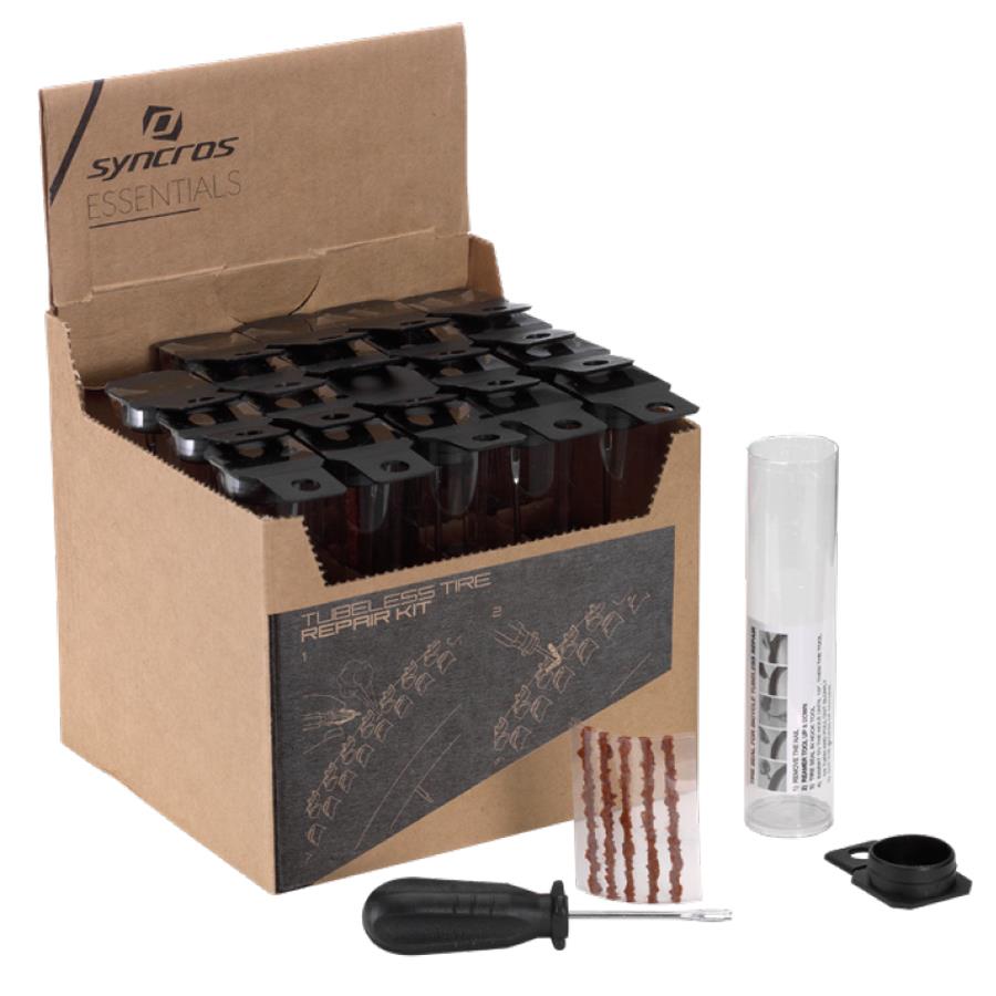KIT DE REPARAÇÃO TUBELESS SYNCROS ESSENTIALS TUBELESS REPAIR KIT ST-15 PACK 20