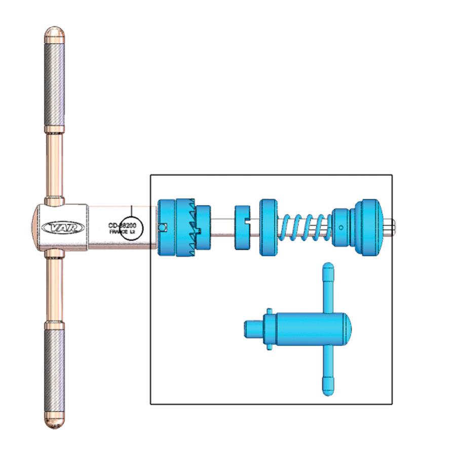 KIT VAR PARA FACEJAR BLOCOS PEDALEIROS