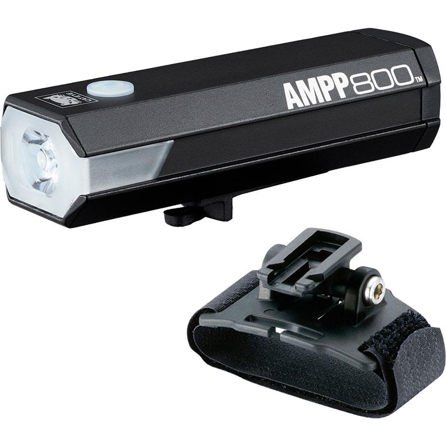 LANTERNA CATEYE AMPP800 FRENTE COM SUPORTE PARA CAPACETE