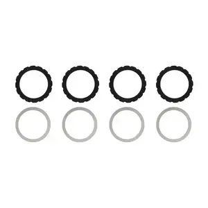 LOCKRING+WASHER FOR AFS DISC (4 PCS.) Preto