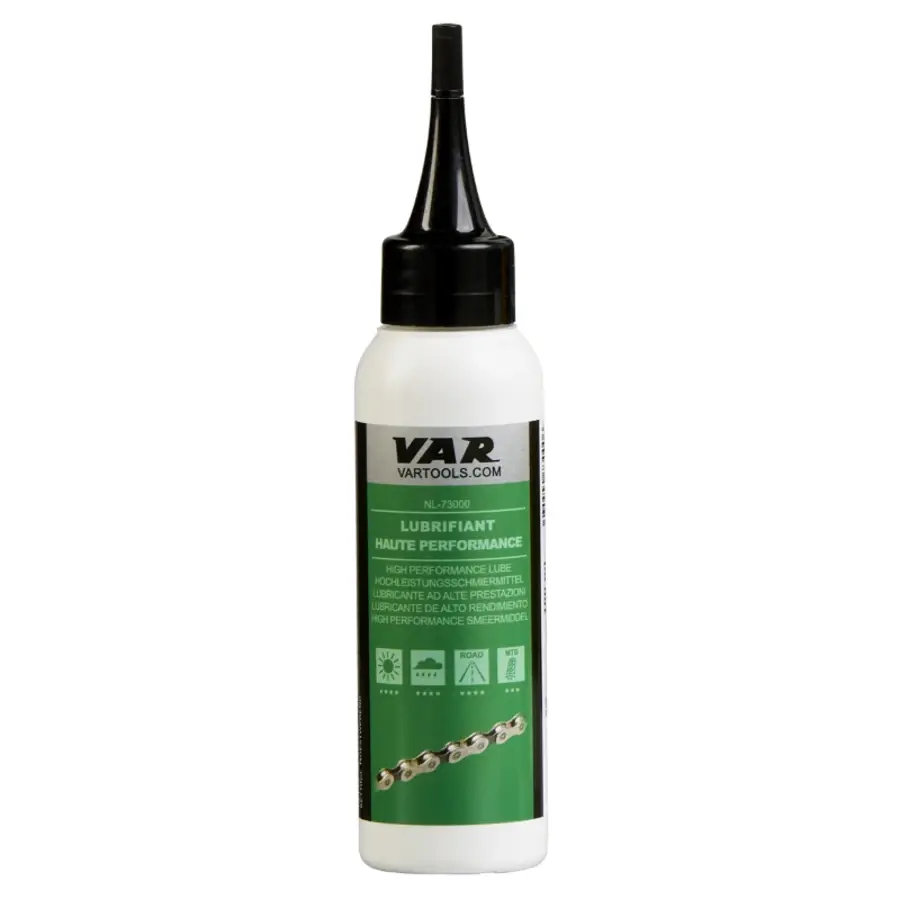 LUBRIFICANTE VAR HIGH PERFORMANCE LUBE 100ML O LUBRIFICANTE VAR HIGH PERFORMANCE LUBE 100ML permite a lubrificação da transmissão em todas as condições.