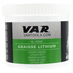 MASSA DE LÍTIO PARA ROLAMENTOS VAR LITHIUM EMBALAGEM 450ML MASSA VAR LITHIUM EMBALAGEM 450ML