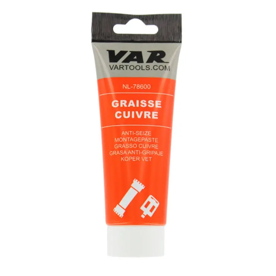 MASSA VAR ANTI-SEIZE COM BASE DE COBRE TUBO 100ML MASSA VAR ANTI-SEIZE COM BASE DE COBRE 100ML