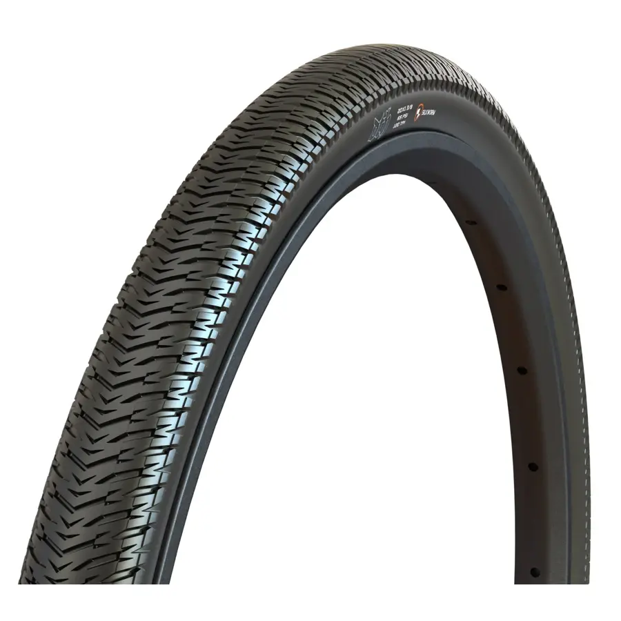 O PNEU MAXXIS DTH 26X2.3 60TPI FLANCO DOBRÁVEL oferece desempenho versátil, ideal para diferentes estilos de BMX, dirt jumping e pump track.