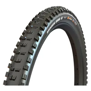 O PNEU MAXXIS MINION DHR II 26X2.40 DH 60X2TPI ARAME com tacos laterais emprestados do lendário Minion DHF, mas ampliados para fornecer mais suporte, os cantos do DHR II são como nenhum outro.