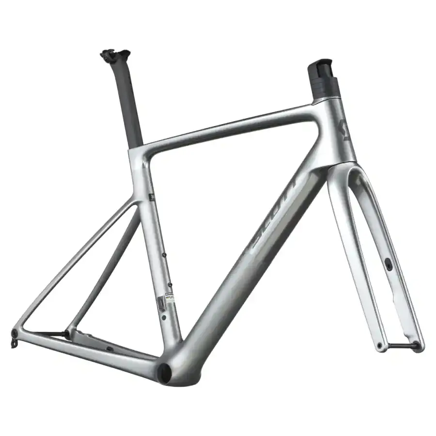 QUADRO SCOTT ADDICT RC ULTIMATE HMX SL O QUADRO SCOTT ADDICT RC ULTIMATE HMX SL tem Forqueta em Carbono HMX SL para travão de disco e Espigão de selim Syncros SP-R100-SL em Carbono.