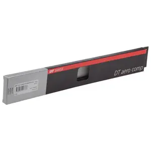 RAIOS DT SWISS AEROCOMP STRAIGHT PULL T HEAD 2.0 / 1.25 / 2.3 X 276 PRETO PACK 20 RAIOS DT SWISS AEC 2.0 / 1.25 / 2.3 X 276 TH S 20PC