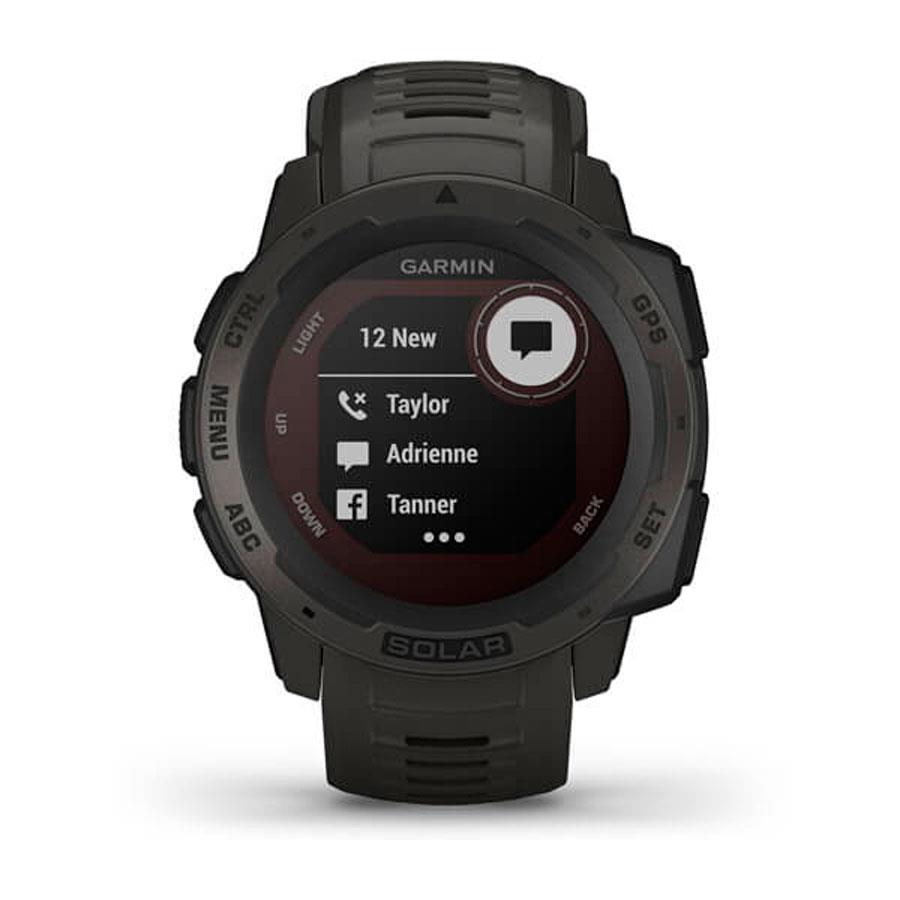 RELÓGIO GARMIN INSTINCT SOLAR – GRAFITE