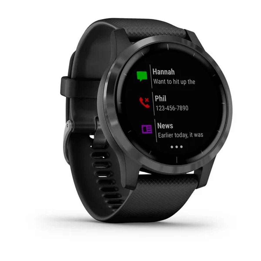 RELÓGIO GARMIN VÍVOACTIVE 4 PRETO E CINZENTO ARDÓSIA