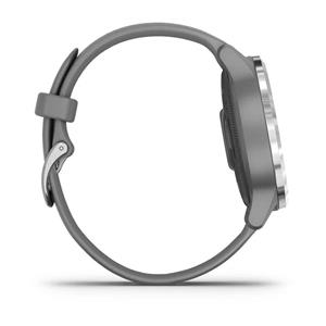 RELÓGIO GARMIN VÍVOACTIVE 4S CINZENTO PÓ E PRATEADO