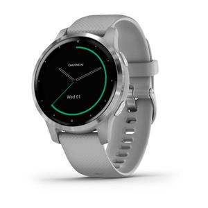 RELÓGIO GARMIN VÍVOACTIVE 4S CINZENTO PÓ E PRATEADO