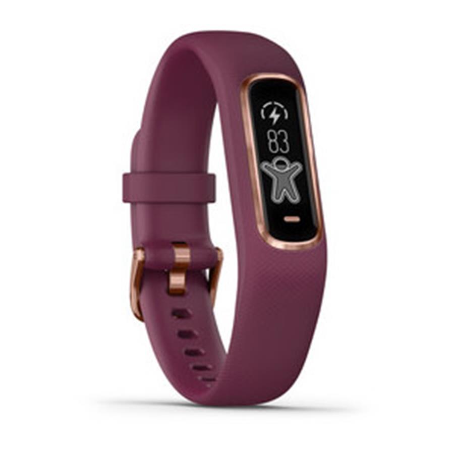 PULSEIRA DE FITNESS GARMIN VÍVOSMART 4 C/ BRACELETE BERRY SM