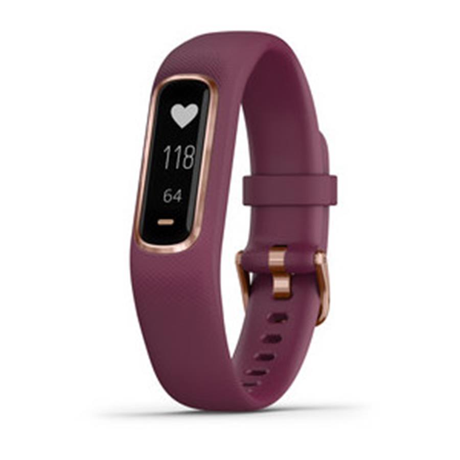 PULSEIRA DE FITNESS GARMIN VÍVOSMART 4 C/ BRACELETE BERRY SM
