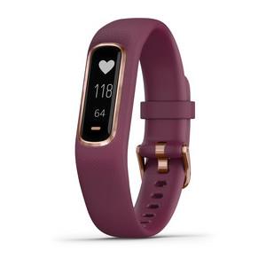 PULSEIRA DE FITNESS GARMIN VÍVOSMART 4 C/ BRACELETE BERRY SM