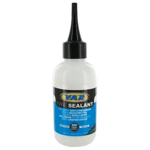 SELANTE TUBELESS VAR TYRE SEALANT 125ML O SELANTE TUBELESS VAR TYRE SEALANT 125ML sela furos até 6,5 mm rapidamente e torna os pneus tubeless ready herméticos.