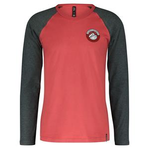 T-SHIRT SCOTT HOMEM CASUAL RAGLAN MANGA COMPRIDA