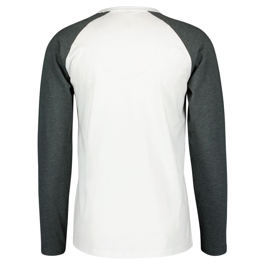 T-SHIRT SCOTT HOMEM CASUAL RAGLAN MANGA COMPRIDA