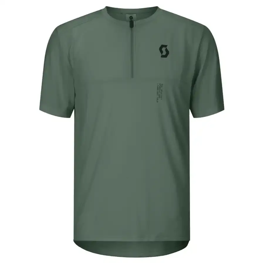 T-SHIRT SCOTT HOMEM VERTIC ZIP MANGA CURTA T-SHIRT SCOTT HOMEM VERTIC ZIP MG/CRT